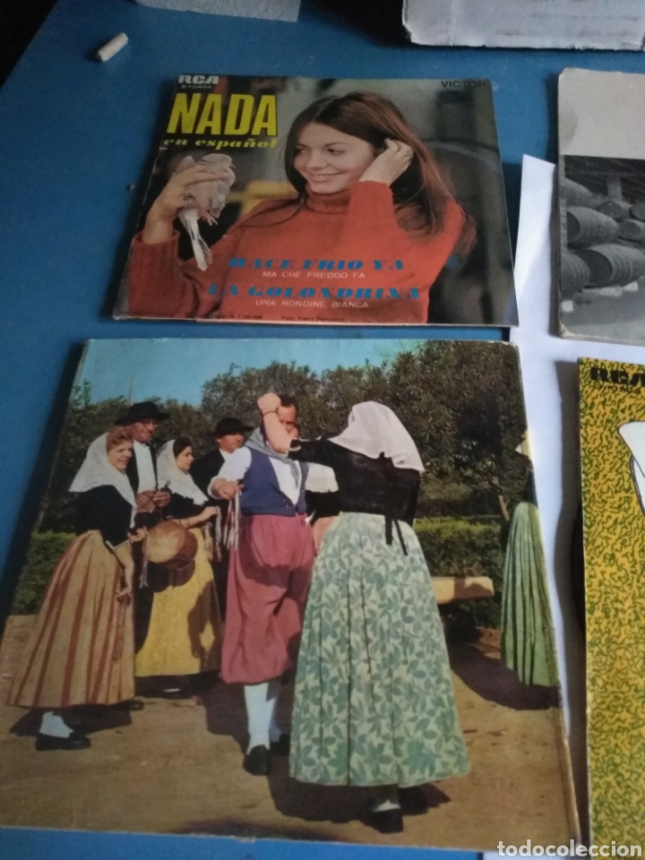 Discos de vinilo: Discos peque&ntilde;os ,antiguos varios cantantes - Foto 5