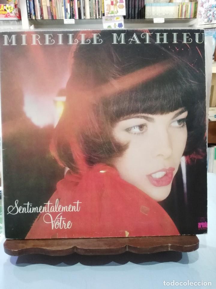Discos de vinilo: Mireille Mathieu - Sentimentalement - LP. del Sello Ariola 1978 - Foto 1