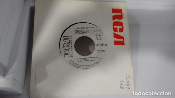 Vinyl records: SINGLE (VINILO)-PROMOCION- DE AMAYA A&Ntilde;OS 80