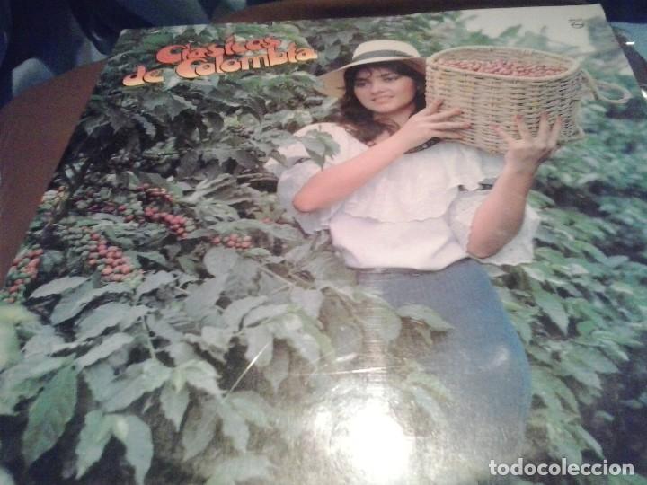 Vinyl records: Clasicos De Colombia Lp . CARATULA CAFE DE COLOMBIA 1987