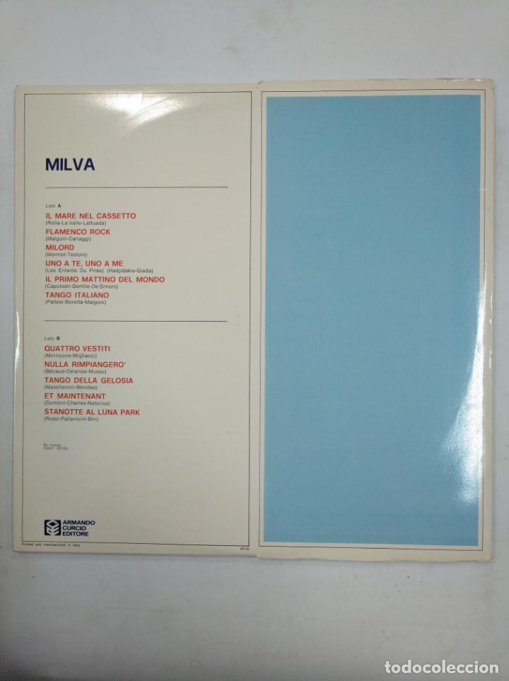 Discos de vinilo: MILVA. HIT PARADE INTERNACIONAL LP. TDKDA17 - Foto 2