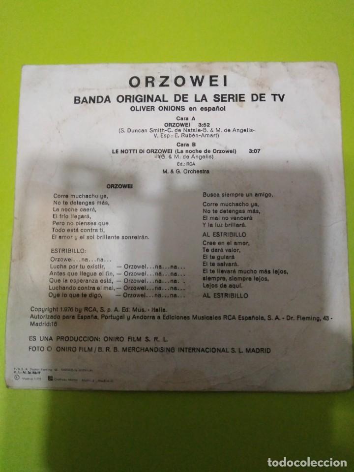 Discos de vinilo: Orzowei. Banda sonora de la serie. - Foto 2
