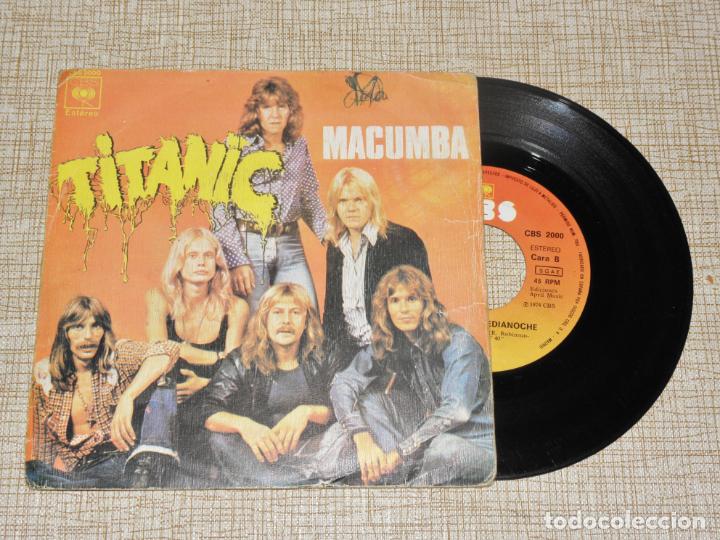 Discos de vinilo: TITANIC - MACUMBA - SINGLE DE 1974 - Foto 1