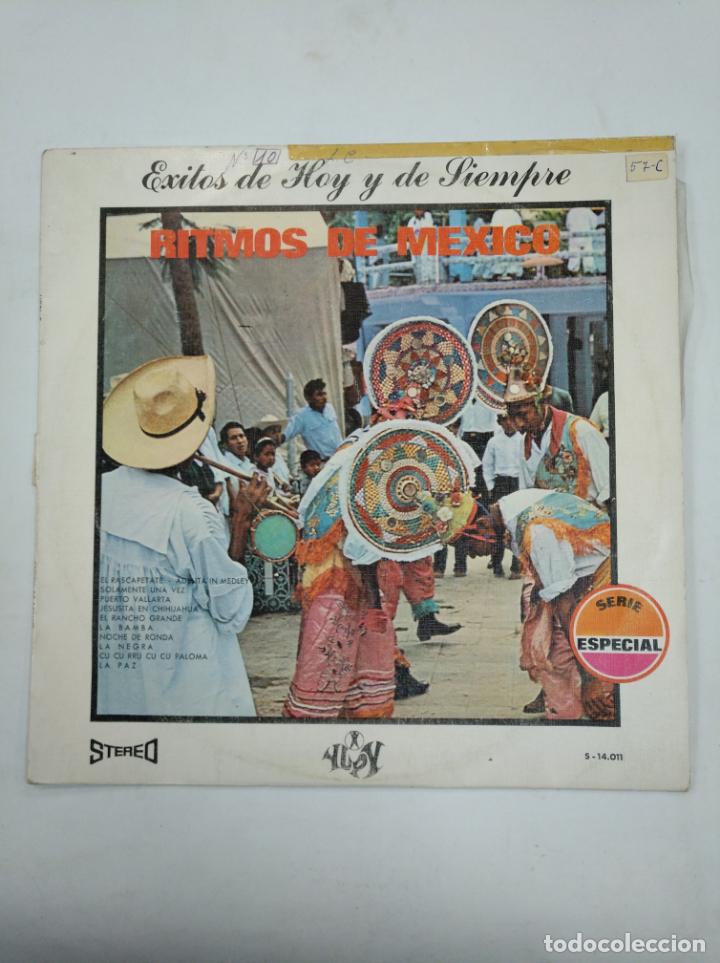 Discos de vinilo: RITMOS DE MEXICO. EXITOS DE HOY Y DE SIEMPRE. LP. TDKDA18 - Foto 1