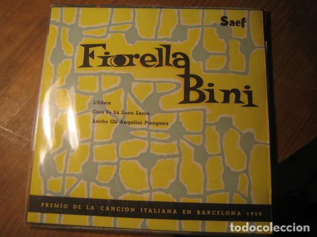 Dischi in vinile: FIORELLA BINI -  EP Premio Canci&oacute;n Italiana en Barcelona 1958