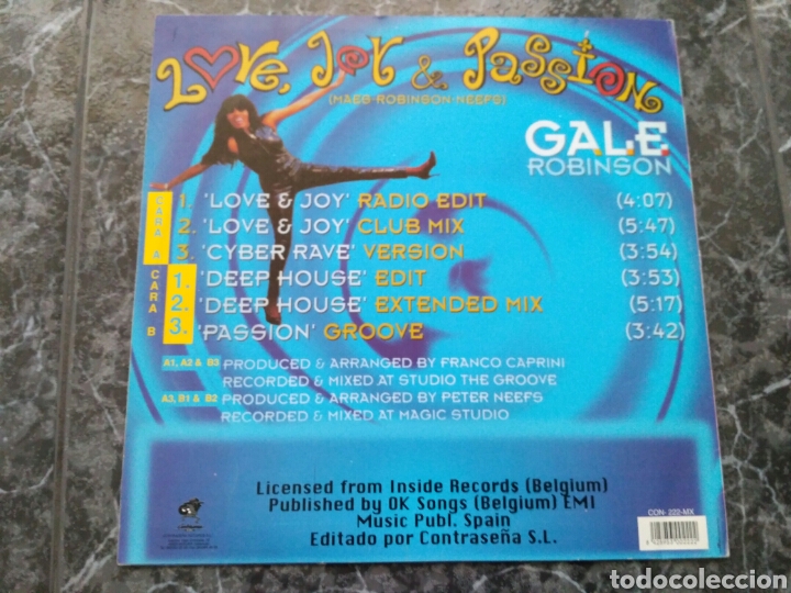 Discos de vinilo: Gale Robinson - Love, Joy & Passion - Foto 2
