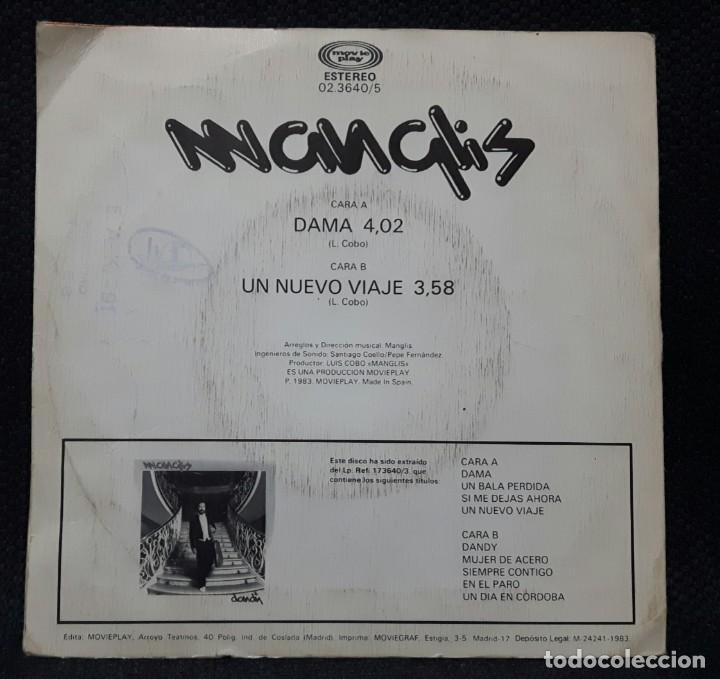 Discos de vinilo: LUIS COBO MANGLIS - DAMA - SINGLE - PROMOCIONAL - 1983 - Foto 3