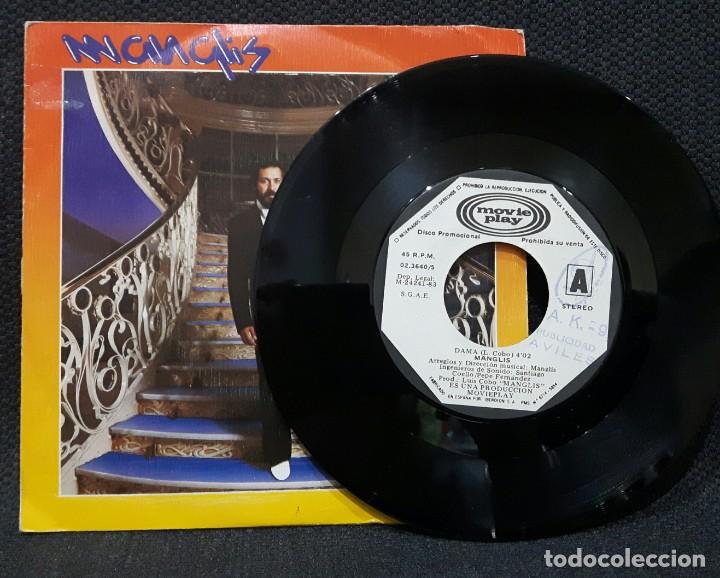 Discos de vinilo: LUIS COBO MANGLIS - DAMA - SINGLE - PROMOCIONAL - 1983 - Foto 4