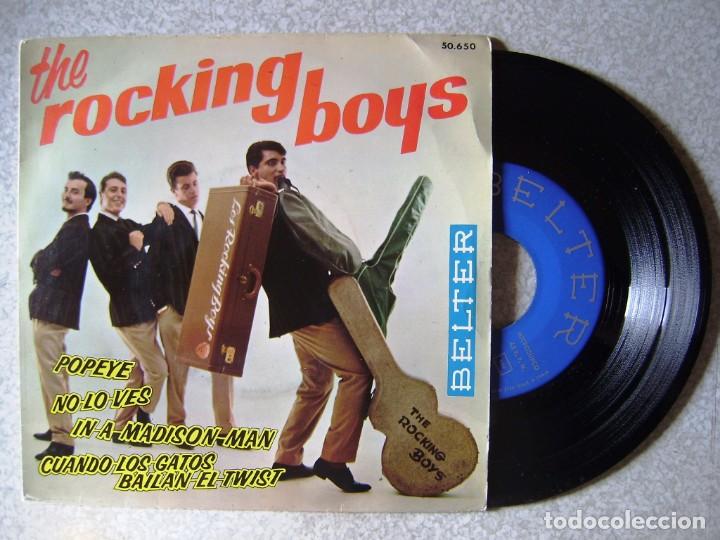 Vinyl records: ROCKING BOYS.CUANDO LOS GATOS BAILAN EL TWIST+3...EX