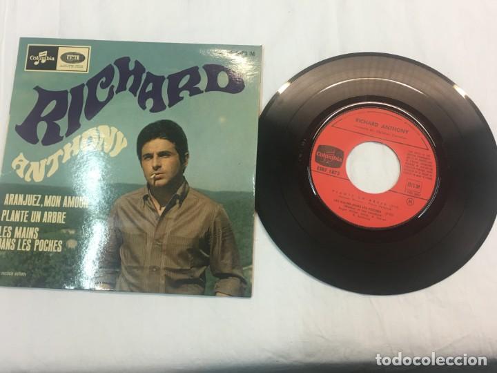 Discos de vinilo: RICHARD ANTHONY SINGLE ORIGINAL A&Ntilde;OS 60/70. RAD75 - Foto 1