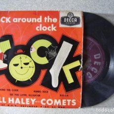 Discos de vinilo: BILL HALEY.ROCK AROUND THE CLOCK+3