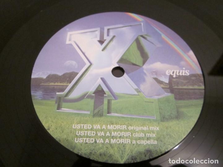 Discos de vinilo: EQUIS - UD. VA A MORIR EP - MAXI . - Foto 3