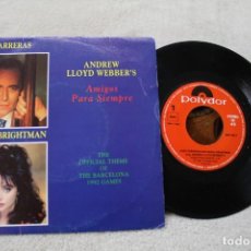 Discos de vinilo: ANDREW LLOYD WEBBER'S JOSE CARRERAS SARAH BRIGHTMAN AMIGOS PARA SIEMPRE SINGLE 1992