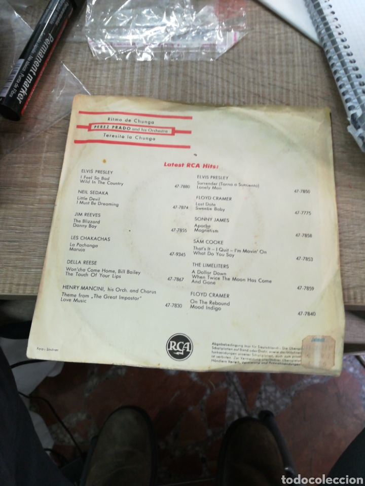 Discos de vinilo: Perez prado single ritmo de la chunga Alemania - Foto 2