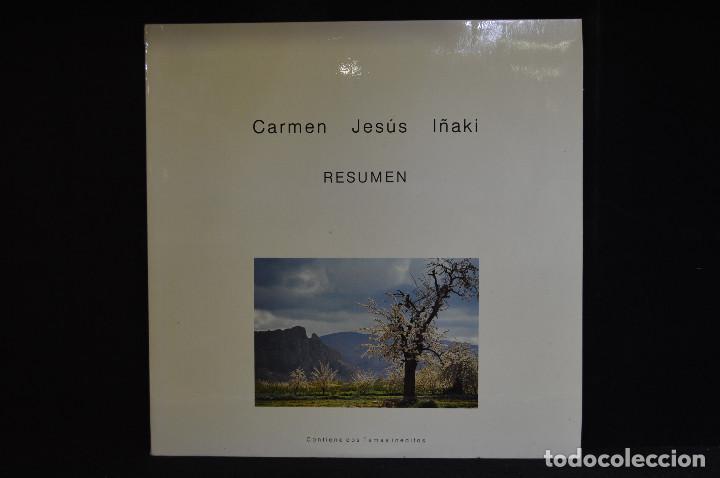 Discos de vinilo: Carmen, Jes&uacute;s E I&ntilde;aki - RESUMEN - LP - Foto 1