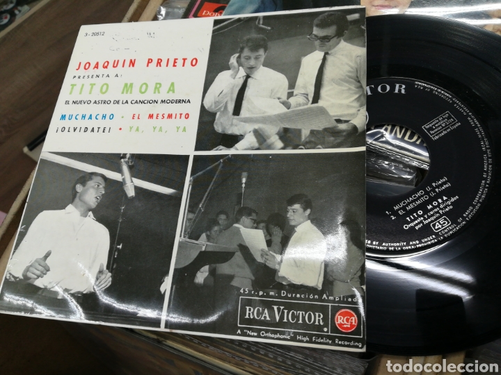 Discos de vinilo: Tito mora ep muchacho + 3 1962 - Foto 1