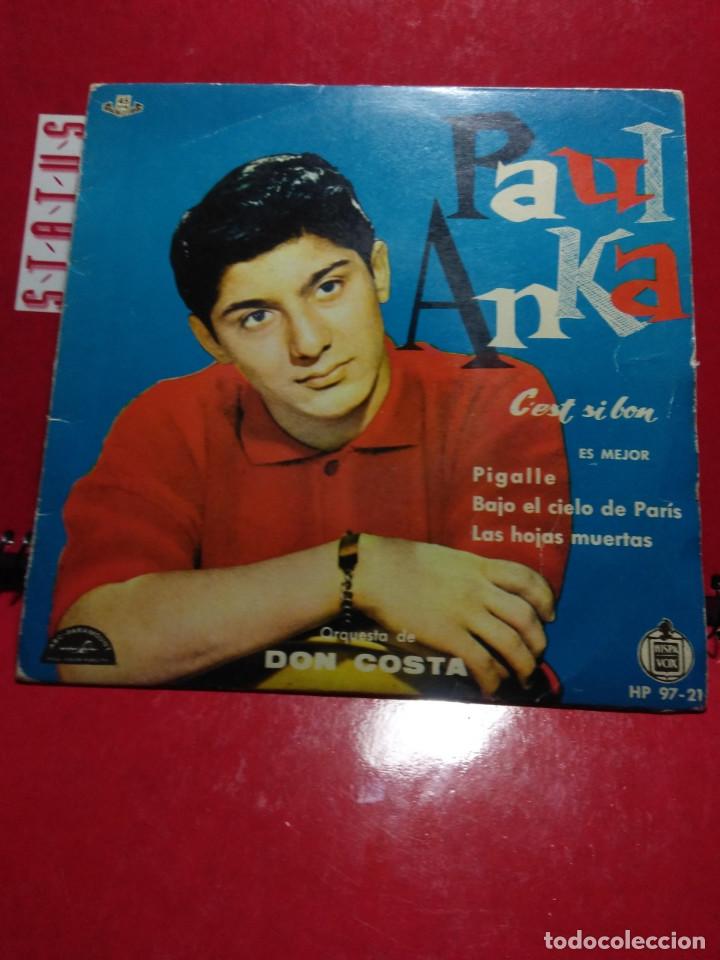 Discos de vinilo: EP PAUL ANKA : CEST SI BON - Foto 1