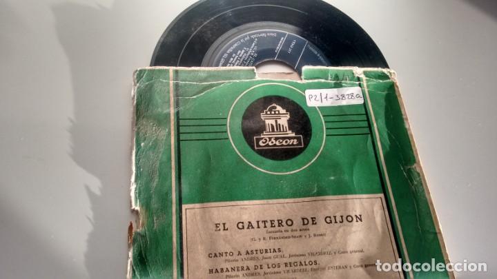 Discos de vinilo: E P ( VINILO) DE LA ZARZUELA EL GAITERO DE GIJON - Foto 1