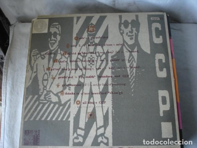 Discos de vinilo: CCP    A Solution - Foto 2