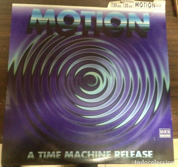 Discos de vinilo: MAXI SINGLE DISCO VINILO MOTION A TIME MACHINE RELEASE - Foto 1