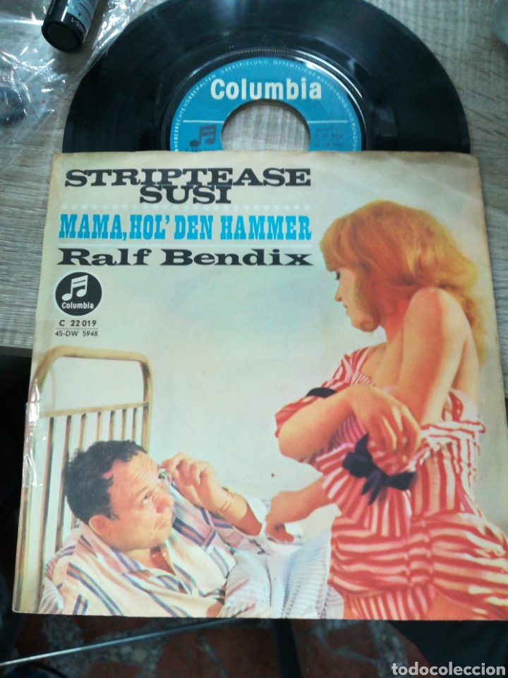 Discos de vinilo: Ralf bendix single striptease susi Alemania 1962 - Foto 1