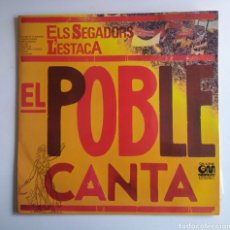 Discos de vinilo: LP. EL POBLE CANTA. ELS SEGADORS... 1976. Lote 150226137