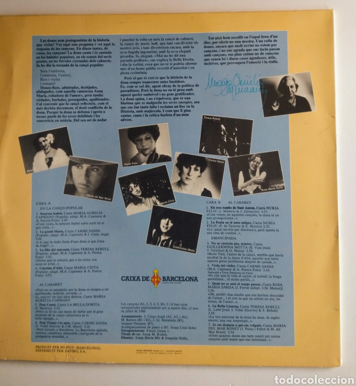 Discos de vinilo: LP. Dones Flors i Violes. 1980. - Foto 2