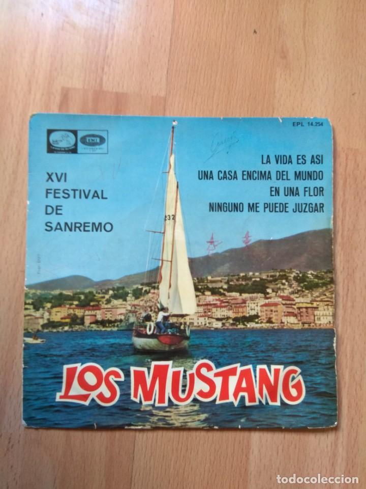 Discos de vinilo: VINILO LOS MUSTANG firmado dedicado - Foto 1