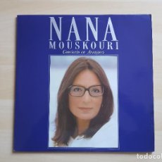 Discos de vinilo: NANA MOUSKOURI - CONCIERTO EN ARANJUEZ - DOBLE LP - VINILO - POLYGRAM - 1989