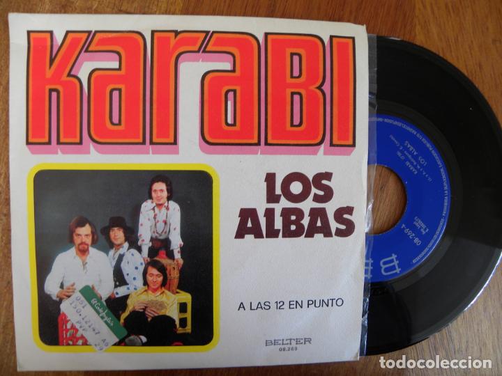 Discos de vinilo: LOS ALBAS -KARABI -SINGLE 1973 -BUEN ESTADO - Foto 1