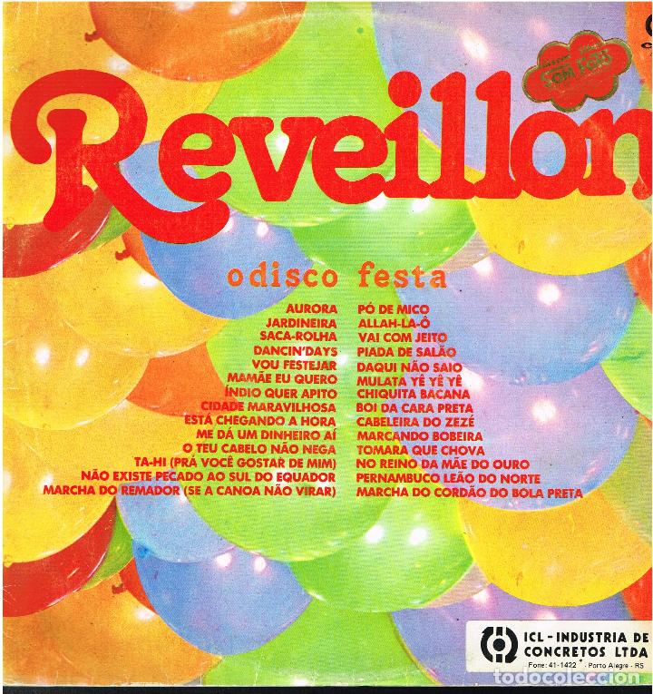 Disques de vinyle: REVEILLON. O DISCO FESTA - LP 1979 - ED. BRASIL
