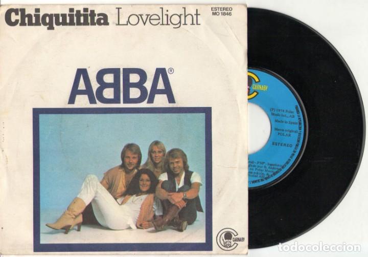 Discos de vinilo: SG ABBA -Chiquitita - Carnaby 1979