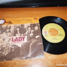 Discos de vinilo: SUPERTRAMP LADY / HELD YOU IN MY ARMS YOU STARTED LAUGHING WHEN I SINGLE VINILO 1975 PORTUGAL RARO. Lote 150453338