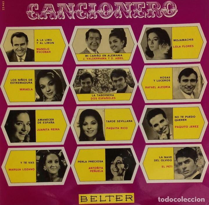 Discos de vinilo: LP Cancionero - Foto 1