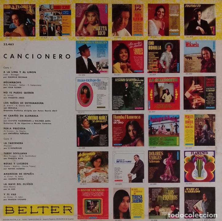 Discos de vinilo: LP Cancionero - Foto 2