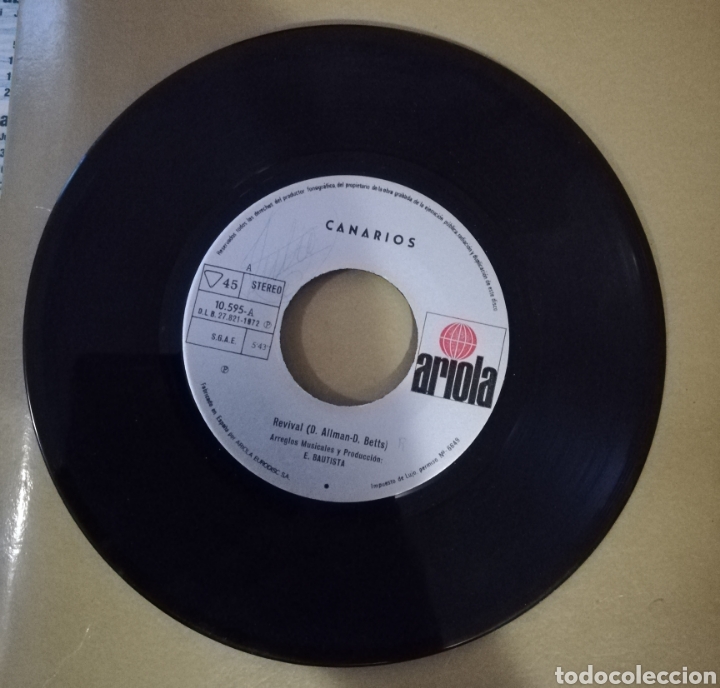 Discos de vinilo: Canarios. Revival. Solo disco - Foto 1