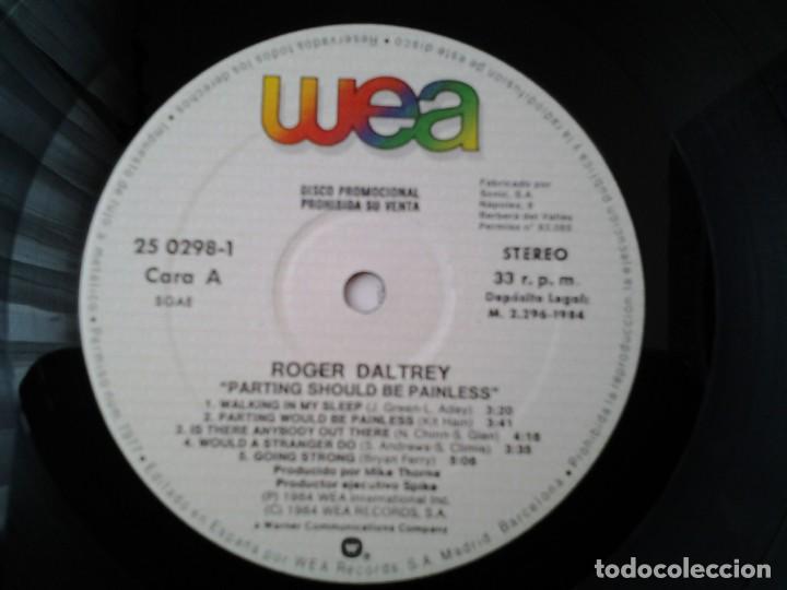 Discos de vinilo: ROGER DALTREY -PARTING SHOULD BE PAINLESS - LP WEA 1984 25 0298-1 ED. ESPAÑOLA MUY BUENAS CONDICIONE - Foto 2 - 150638746