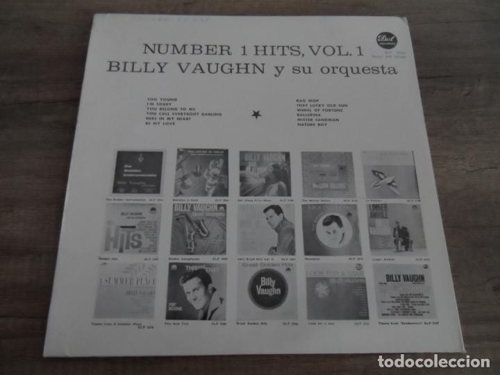 Discos de vinilo: Billy Vaughn &lrm;&ndash; Number 1 Hits, Vol. 1 - Foto 2