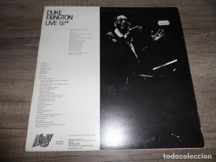 Discos de vinilo: DUKE ELLINGTON - LIVE VOLUME TWO - Foto 2