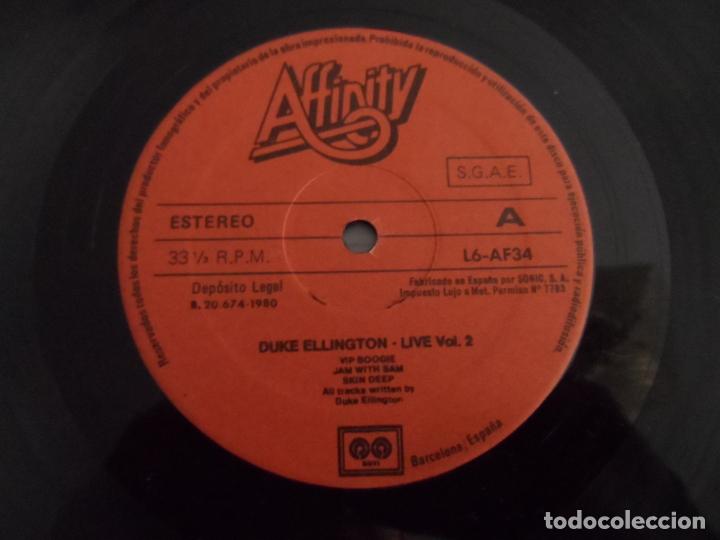 Discos de vinilo: DUKE ELLINGTON - LIVE VOLUME TWO - Foto 3