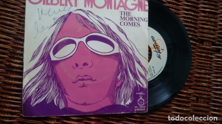 Discos de vinilo: SINGLE (VINILO) DE  GILBERT MONTAGNE A&Ntilde;OS 70 - Foto 1