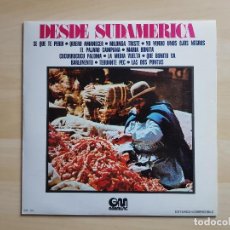 Discos de vinilo: DESDE SUDAMERICA - LP - VINILO - GRAMUSIC - 1973