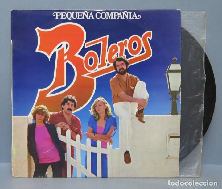 Discos de vinilo: LP. PEQUE&Ntilde;A COMPA&Ntilde;IA. BOLEROS - Foto 1