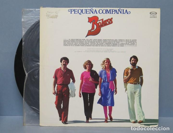Discos de vinilo: LP. PEQUE&Ntilde;A COMPA&Ntilde;IA. BOLEROS - Foto 2