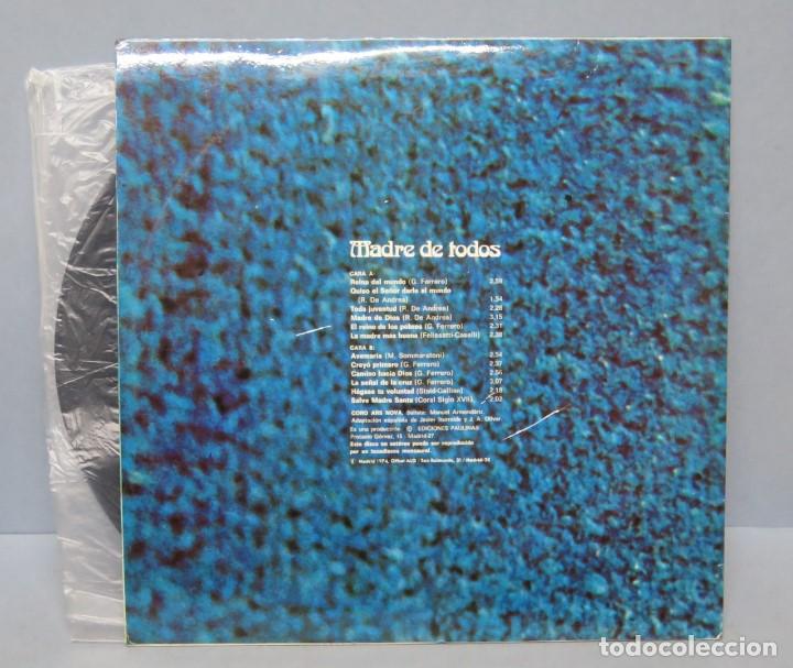 Discos de vinilo: LP. MADRE DE TODOS. CORO ARS NOVA - Foto 2
