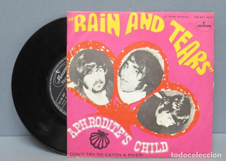 Discos de vinilo: SINGLE. APHRODITES CHILD. RAIN AND TEARS - Foto 2