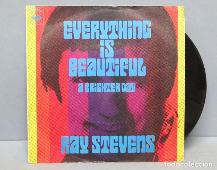 Discos de vinilo: SINGLE. EVERYTHING IS BEAUTIFUL. Ray Stevens - Foto 1