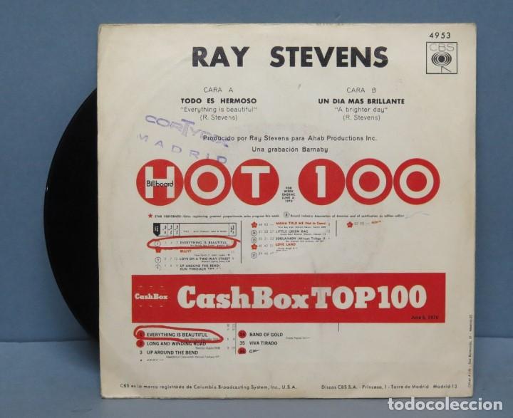 Discos de vinilo: SINGLE. EVERYTHING IS BEAUTIFUL. Ray Stevens - Foto 2