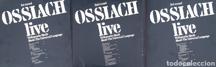 Discos de vinilo: 3 LPS OSSIACH LIVE - Foto 4