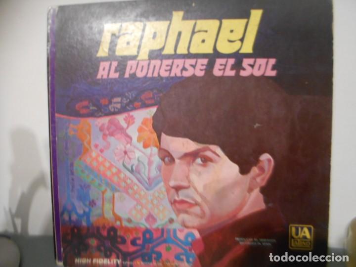 Discos de vinilo: RAPHAEL - AL PONERSE EL SOL - Foto 1